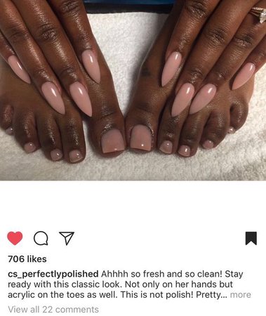 acrylic nails and toes black woman - Google Search