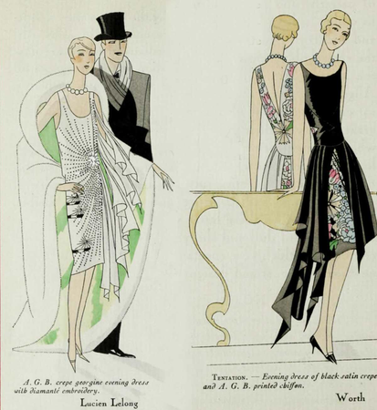 1920s Paris fashion art