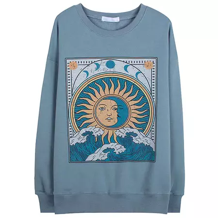 Balance of Sun & Moon Sweatshirt - Boogzel Clothing