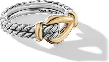 David Yurman Thoroughbred Loop Ring with 18K Yellow Gold | Nordstrom