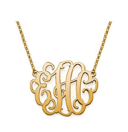 Large Monogram Necklace from Belle  & Ten