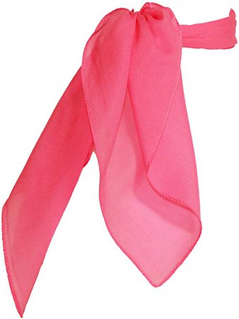 Amazon.com: Sheer Chiffon Scarf Vintage Style Accessory for Women and Children, Hot Pink: Clothing