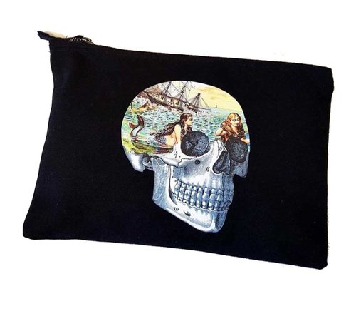 acrylic skull bag