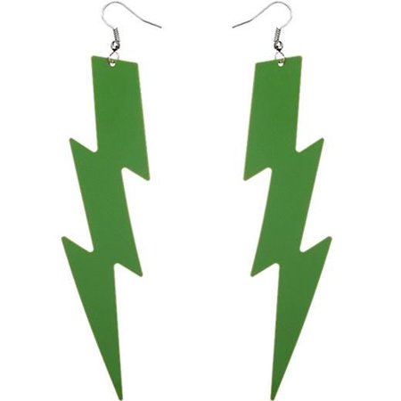 green thunder earrings