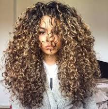 puffy curly hair blonde - Google Search