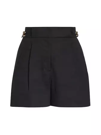 Shop Veronica Beard Goodwin Buckle Shorts | Saks Fifth Avenue