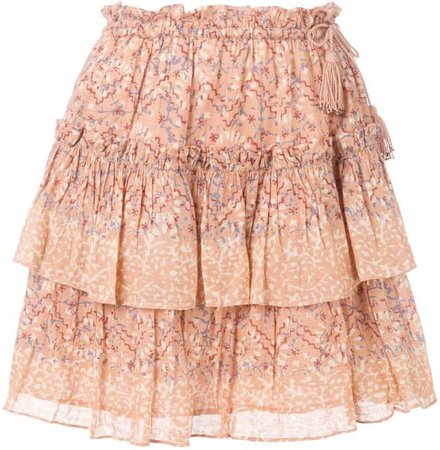 Rose floral skirt