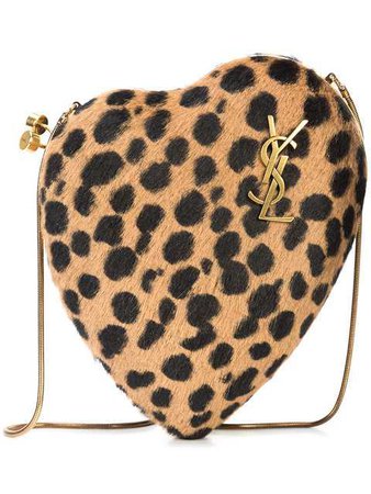 Saint Laurent Leopard Print Love Box Clutch $2,650 - Buy Online AW18 - Quick Shipping, Price