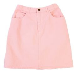 VINTAGE Pink Denim Skirt 90s GUESS Jeans Medium