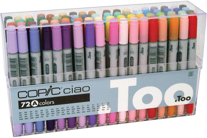 Copic Marker I6-PASTL Ciao Markers, Pastels, 6-Pack [1541014541-329576] - $14.87
