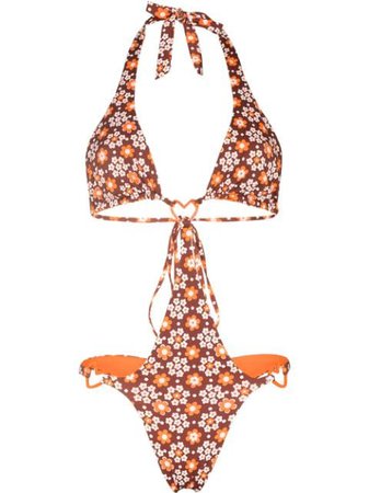 Frankies Bikinis Kailyn floral-print Bikini Bottoms - Farfetch