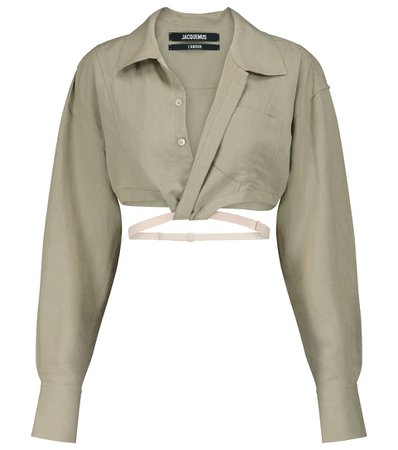 Jacquemus - La Chemise Laurier linen-blend shirt | Mytheresa