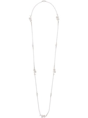 Shaun Leane Cherry Blossom Necklace CB039SSWHNOS Silver | Farfetch