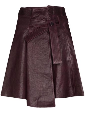 Chloé Tie Belt Mini Skirt - Farfetch