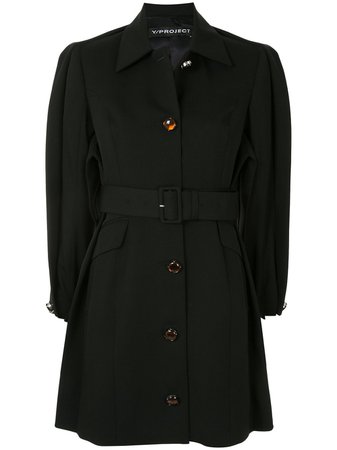 Y/Project Belted Trench Coat - Farfetch