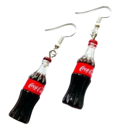 coca cola bottle earrings