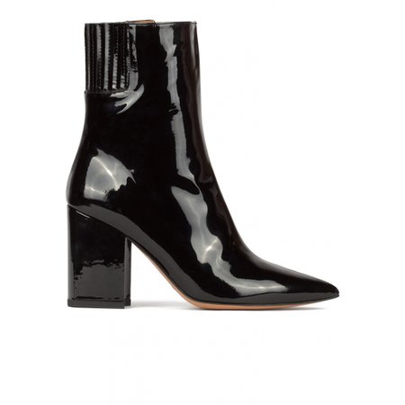 Black high heel ankle boots - online shoe store Pura Lopez . PURA LOPEZ