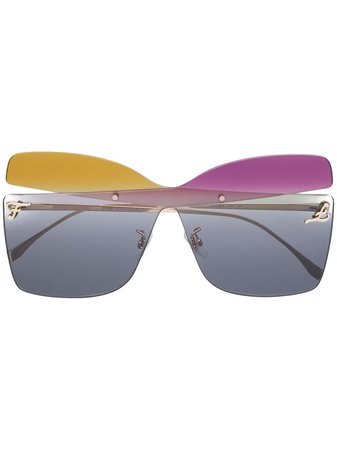 Fendi Eyewear Karligraphy Sunglasses Aw20 | Farfetch.Com