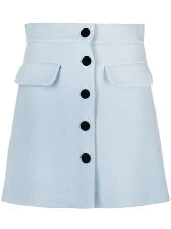 Miu Miu button-up A-line Mini Skirt - Farfetch