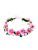 Amazon.com: Love Sweety Girls Boho Rose Floral Crown Wreath Wedding Flower Headband Headpiece (White): Clothing