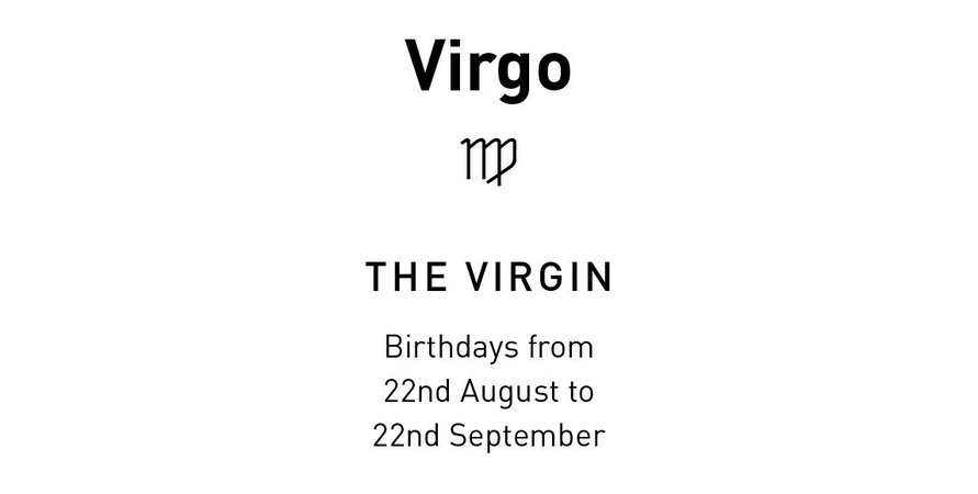 Virgo Birthday