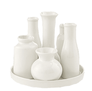 Ceramic Multi Vase Tray | Decorist