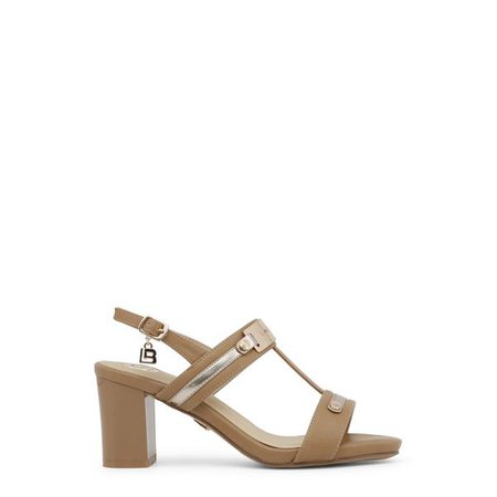 Fashiontage - Laura Biagiotti Brown Ankle Strap Tunit Sandals - 899289022525