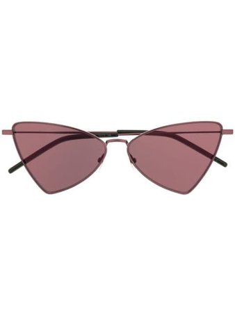 Saint Laurent Eyewear New Wave Sunglasses 571174Y9902 Black | Farfetch