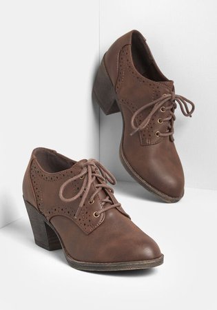 Rocket Dog Keep Up With Me Lace-Up Bootie Brown | ModCloth