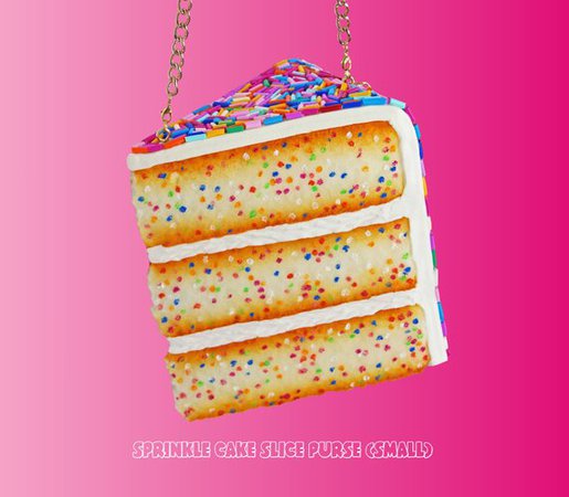 Sprinkles Cake Purse Clutch Bag Accessories Jewelry Fun Pie | Etsy