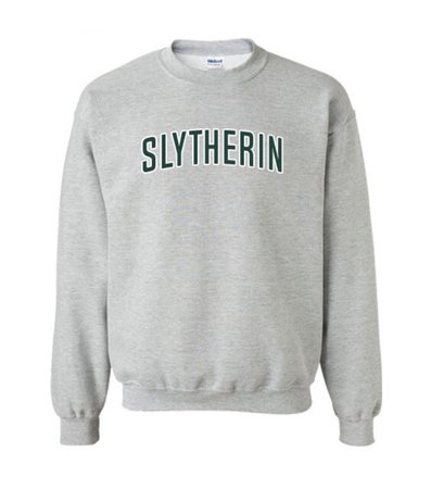 slytherin sweatshirt grey