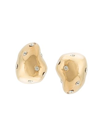 Mounser Embellished Earrings MSS1904G Gold | Farfetch