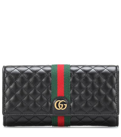 Double G leather wallet