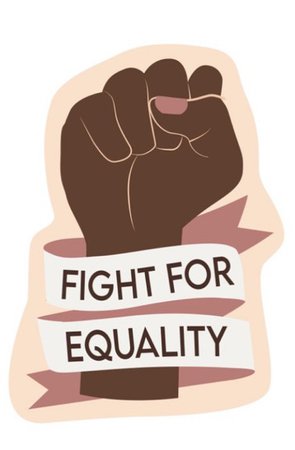 fight for equality pin