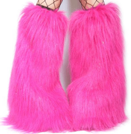 pink leg warmers