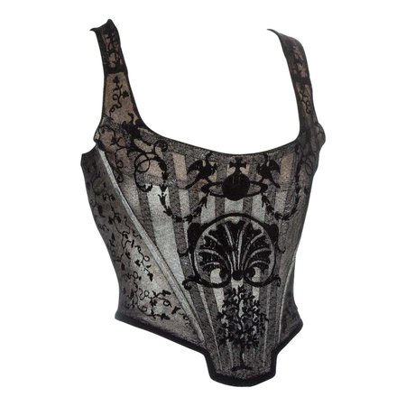 Vivienne Westwood Corset SS 1992 Runway Worn Rare Collectors black lace ICONIC For Sale at 1stDibs