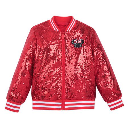 Minnie Mouse Red Sequin Jacket for Girls | shopDisney