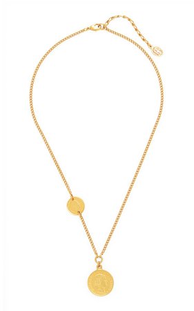 Ben-Amun Gold-Plated Coin Necklace