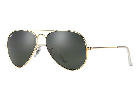 Óculos de sol Aviator Clássico Ouro ,armação Metal,lentes Verde Clássica G15 Lentes - RB3025 | Ray-Ban® Brasil