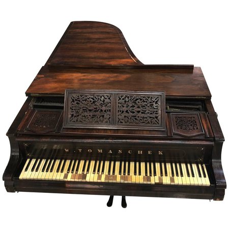 Grand Piano W. Tomaschek Wien from 1851 For Sale at 1stdibs