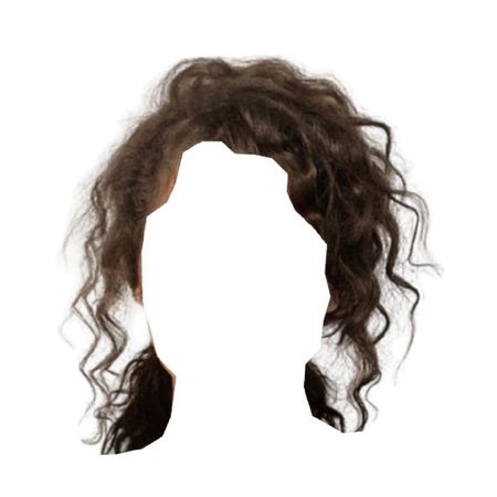 brown black curly hair low ponytail hairstyle