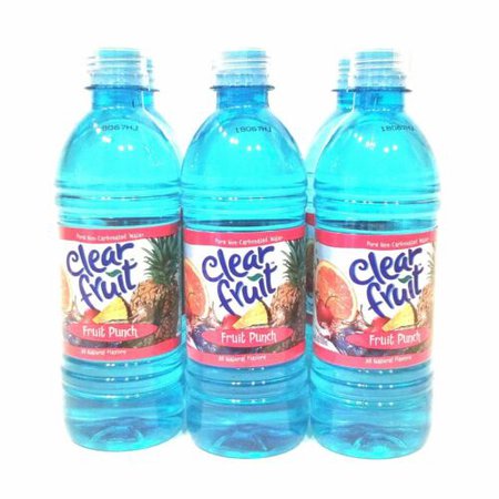 Clear Fruit Fruit Punch Flavored Water 6 16.9 oz Sport Bottles 76737310446 | eBay