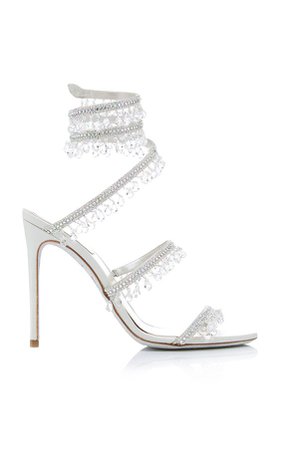 Exclusive Crystal-Embellished Sandal by Rene Caovilla