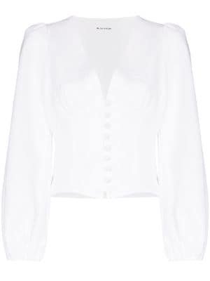 Long sleeve white blouse