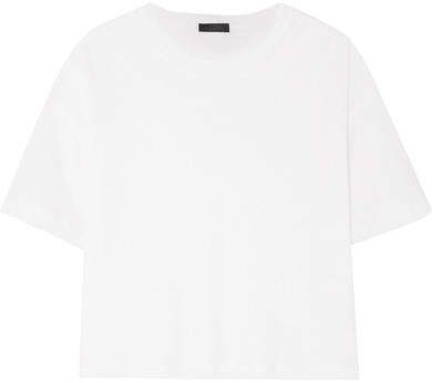 The Range - Shadow Slub Linen-blend T-shirt - White