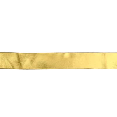 1.5'' Reversible Satin Ribbon 15yd Spool Metallic Gold/Ivory - Discount Designer Fabric - Fabric.com