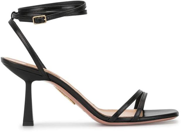 Ankle-Strap Leather Sandals