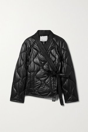 Black Belted quilted ripstop jacket | 3.1 Phillip Lim | NET-A-PORTER