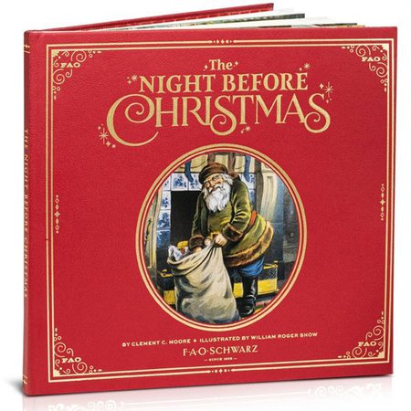 FAO Schwarz: The Night Before Christmas - By Clement C. Moore (Hardcover) : Target