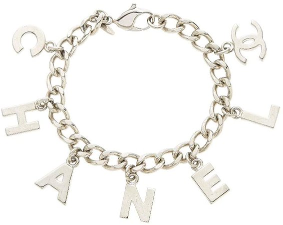 Amazon.com: Chanel - Pulsera de plata (prepropietaria): Jewelry